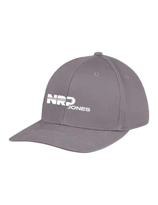 Premium Modern Structured Twill Charcoal Snapback Cap w/NRP Jones Logo