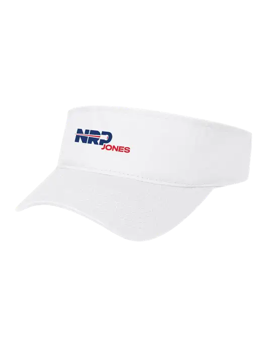 White Cap Visor w/NRP Jones Logo