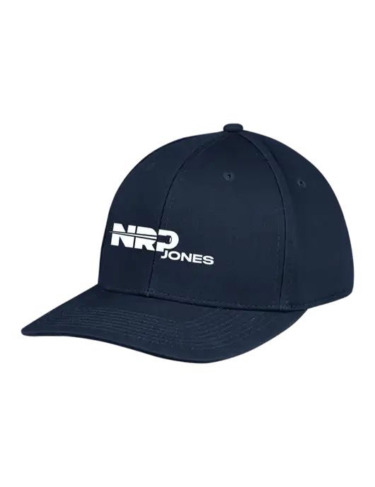 Premium Modern Structured Twill Navy Snapback Cap w/NRP Jones Logo