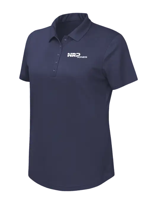 Callaway Womens Birdseye Navy Polo w/NRP Jones Logo