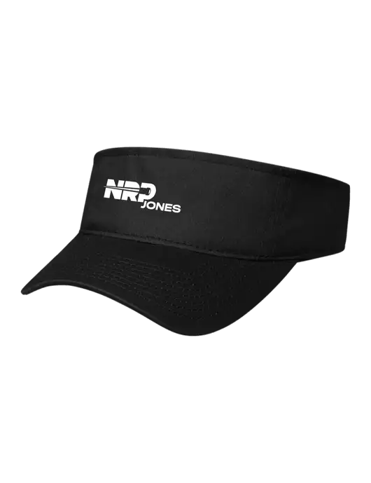 Black Cap Visor w/NRP Jones Logo