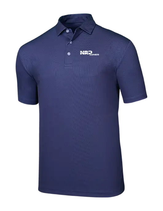 Callaway Birdseye Navy Polo w/NRP Jones Logo