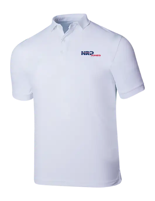 Callaway Ottoman Bright White Polo w/NRP Jones Logo