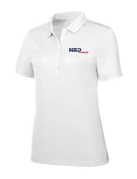 Callaway Womens Ottoman Bright White Polo w/NRP Jones Logo