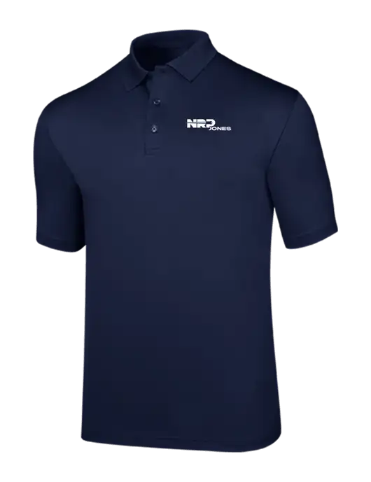 Callaway Opti-Dri Navy Chev Polo w/NRP Jones Logo