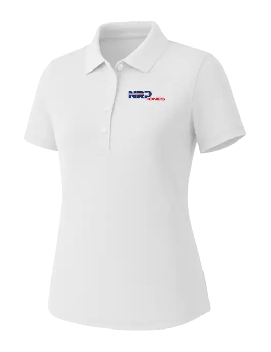 Callaway Womens Core Bright White Performance Polo w/NRP Jones Logo