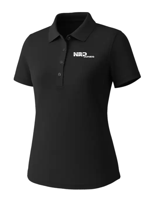 Callaway Womens Core Black Performance Polo w/NRP Jones Logo