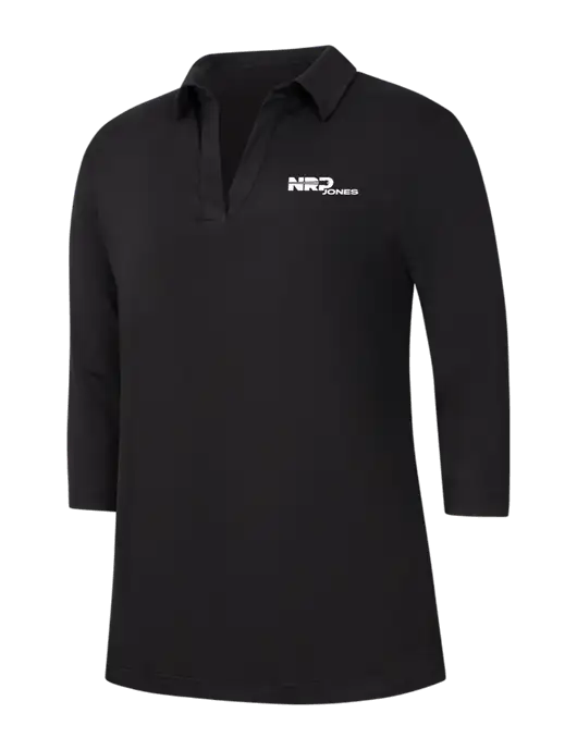 Womens Black Luxe Knit Tunic w/NRP Jones Logo