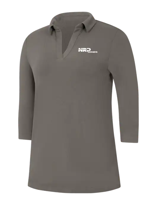 Womens Dark Grey Luxe Knit Tunic w/NRP Jones Logo