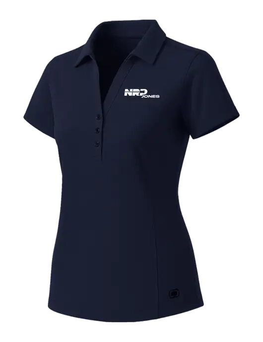 OGIO Womens Navy ONYX Polo w/NRP Jones Logo