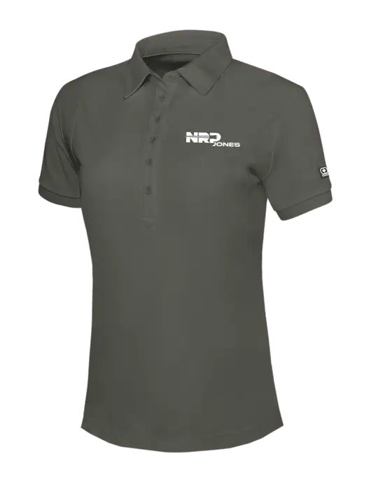 OGIO Womens Medium Grey Jewel Polo w/NRP Jones Logo