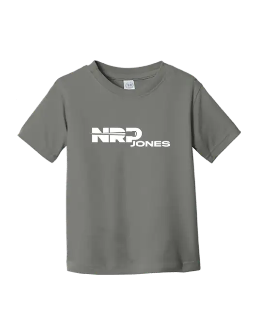 Rabbit Skins Charcoal Toddler Fine Jersey Tee w/NRP Jones Logo