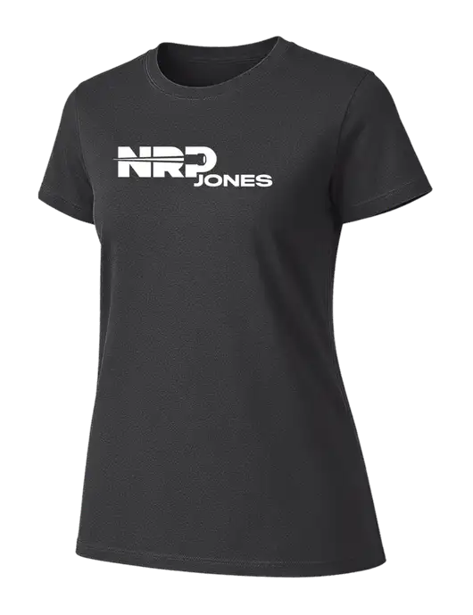 Womens Ring Spun Charcoal 4.5 oz T-Shirt w/NRP Jones Logo