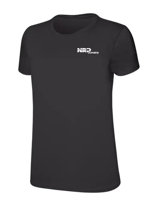 Womens Ring Spun Charcoal 4.5 oz T-Shirt w/NRP Jones Logo