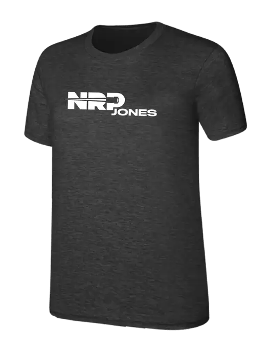Womens Ring Spun Dark Heather Grey 4.5 oz T-Shirt w/NRP Jones Logo