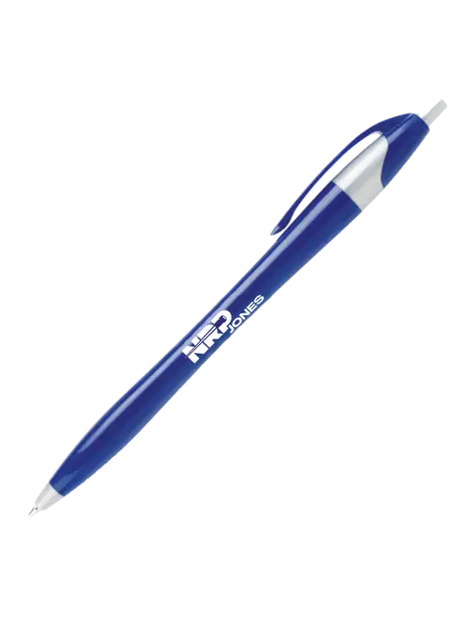 Novella Navy/Silver Corporate Pen- Blue Ink w/NRP Jones Logo