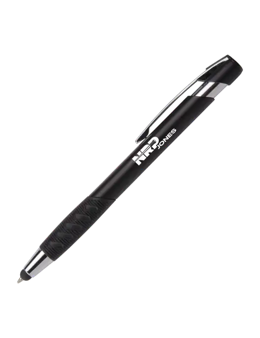 Alize Black Stylus Black Ink Pen w/NRP Jones Logo