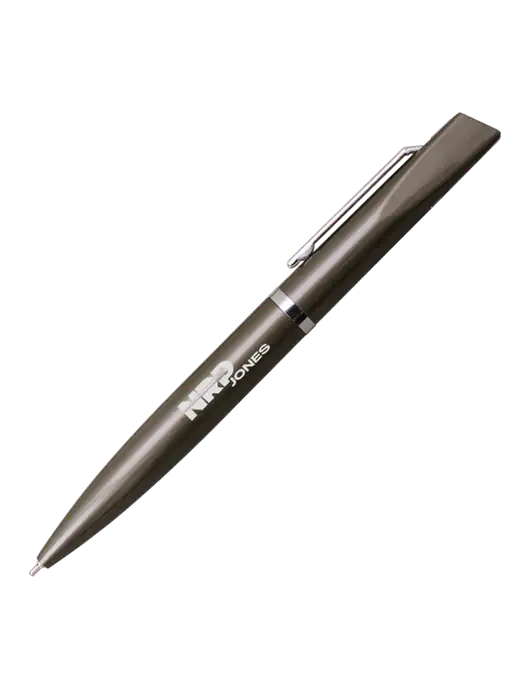 Santos Gunmetal Pen - Black Ink w/NRP Jones Logo