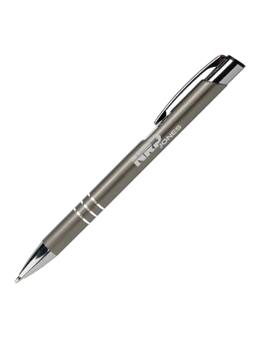 Laurent Gunmetal Pen - Black Ink w/NRP Jones Logo