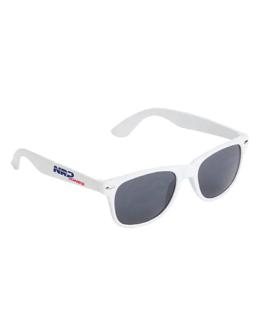 Daytona White Sunglasses w/NRP Jones Logo