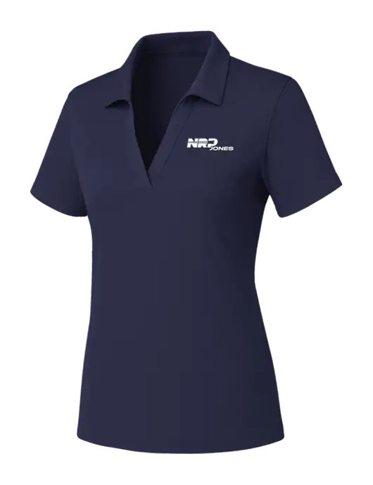 Womens Navy PosiCharge RacerMesh Polo w/NRP Jones Logo