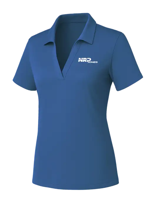 Womens Slate Blue PosiCharge RacerMesh Polo w/NRP Jones Logo