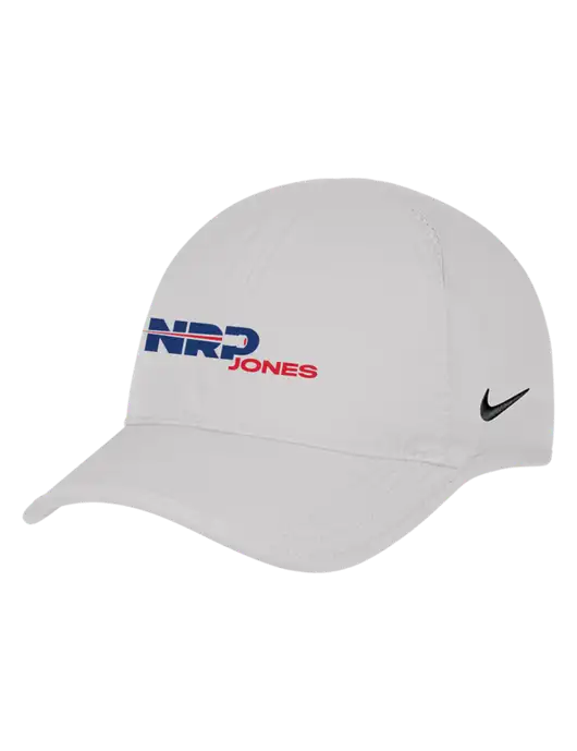 Nike White Featherlight Cap w/NRP Jones Logo