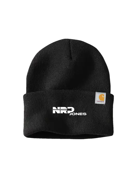 Carhartt Black Watch Cap 2.0 w/NRP Jones Logo