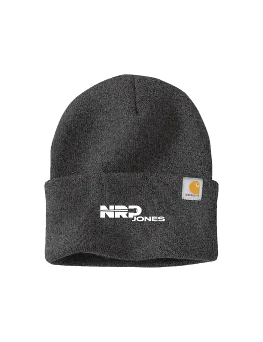 Carhartt Dark Grey Watch Cap 2.0 w/NRP Jones Logo