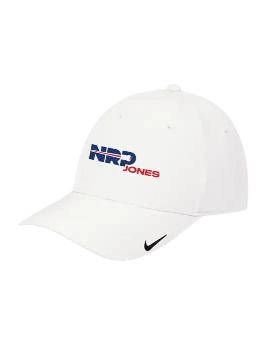 Nike White Dri-FIT Legacy Cap w/NRP Jones Logo