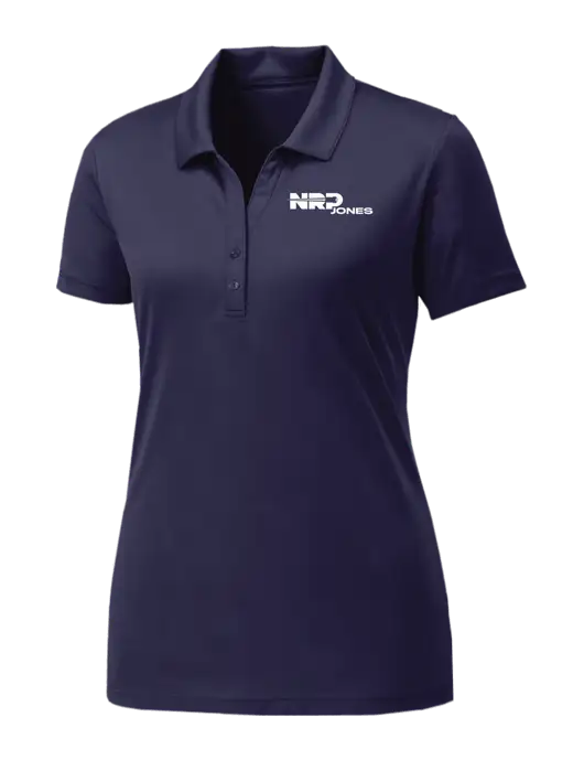 Womens Navy PosiCharge Competitor Polo w/NRP Jones Logo