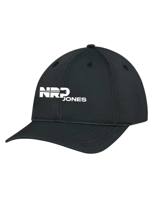 Black Nylon Twill Performance Cap w/NRP Jones Logo