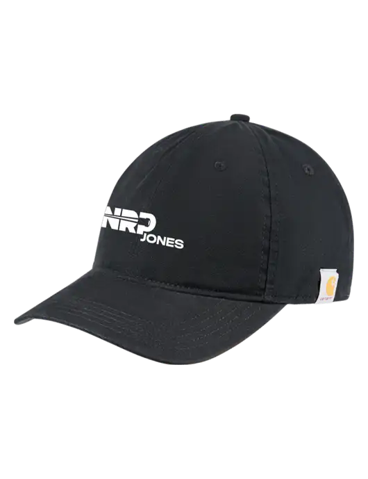 Carhartt Black Cotton Canvas Cap w/NRP Jones Logo