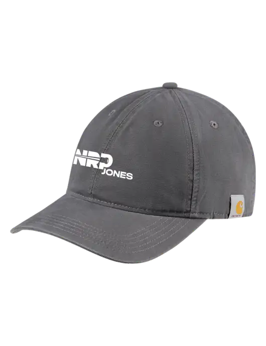 Carhartt Dark Grey Cotton Canvas Cap w/NRP Jones Logo