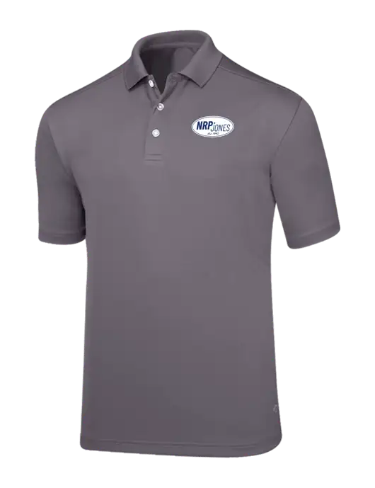 Callaway Core Medium Grey Performance Polo w/NRP Jones Retro Logo