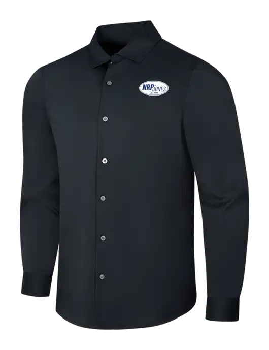 Black City Stretch Shirt w/NRP Jones Retro Logo