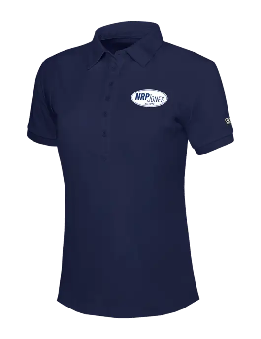 OGIO Womens Navy Jewel Polo w/NRP Jones Retro Logo