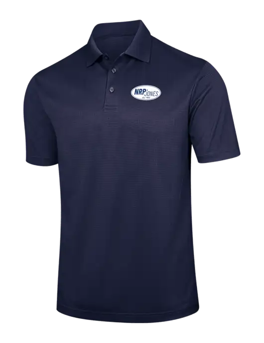 Navy Performance Fine Jacquard Polo w/NRP Jones Retro Logo