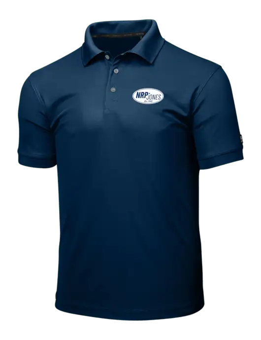 OGIO Navy Caliber 2.0 Polo w/NRP Jones Retro Logo