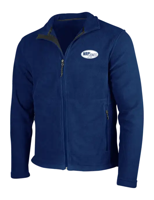 Navy Fleece Jacket w/NRP Jones Retro Logo